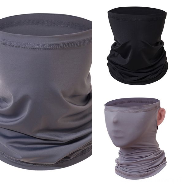 

uwhrb new bike face masks balaclava skull wicking bicycle mask cycling headgear riding hat head scarf cycling half face maskship, Black