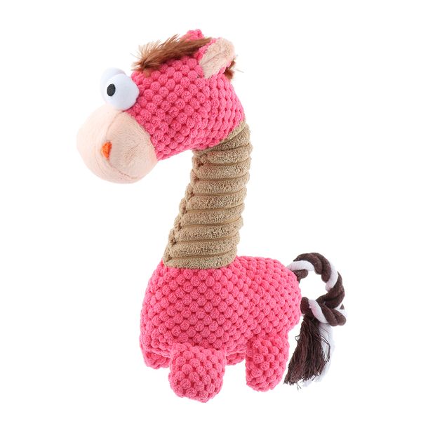 

pet dog toy funny puppy chew squeaker squeaky plush play sound toys owl/pony shape