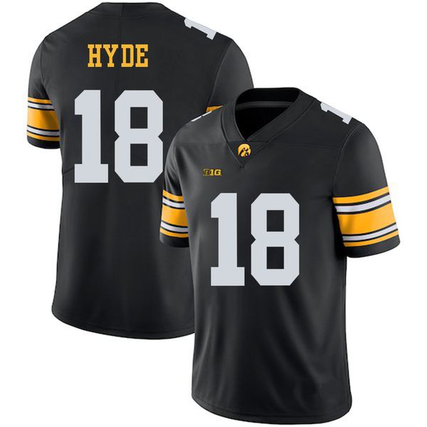 

custom any name stitched kids iowa hawkeyes george kittle greg mabin cole croston customized college football jersey, Black