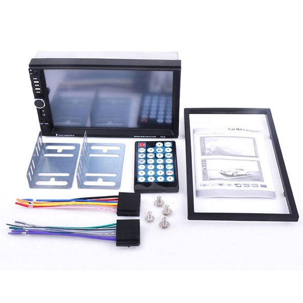 

mp5 car display car dual spindle mp4 card multimedia player multimedia player 7 inch mp5 display 7018b