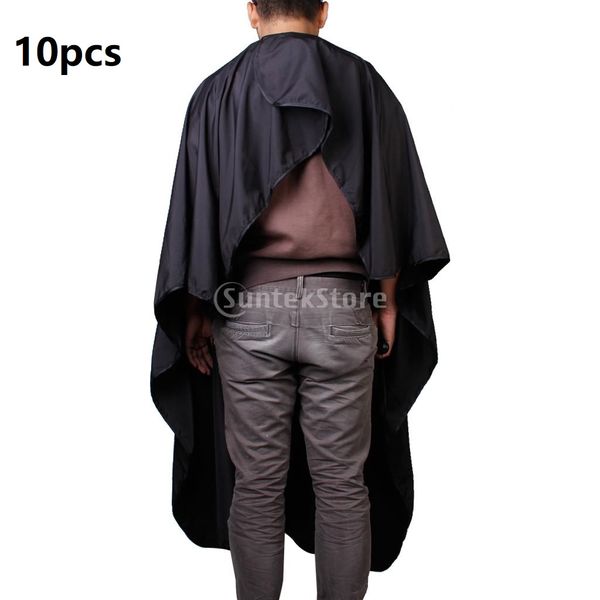 

10 pieces large salon 59\" x 55\" hair cut cutting cape cloth waterproof