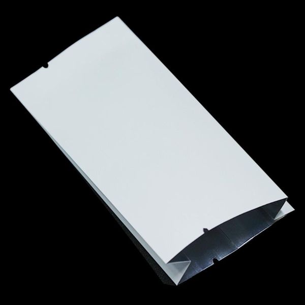 

100pcs/lot colorful open kraft paper aluminum foil side gusset pouch bag for sugar storage heat seal paper mylar bag