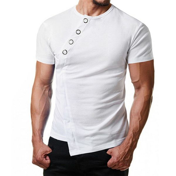

mens slim fit o neck short sleeve muscle tee shirts casual t-shirt blouse