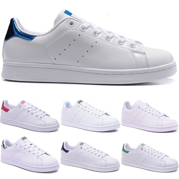 

2019 original smith men women casual shoes green black white blue red pink mens stan fashion leather shoe flats sneakers size 36-44