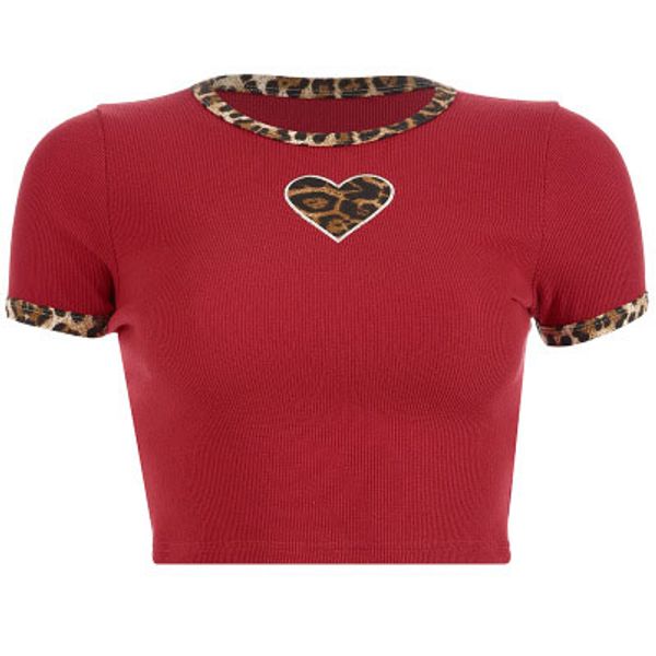 

womens fashion designer t-shirts girls leopard print cropped t-shirt girls selling skinny t-shirt style 2020 new basketball jersey, White