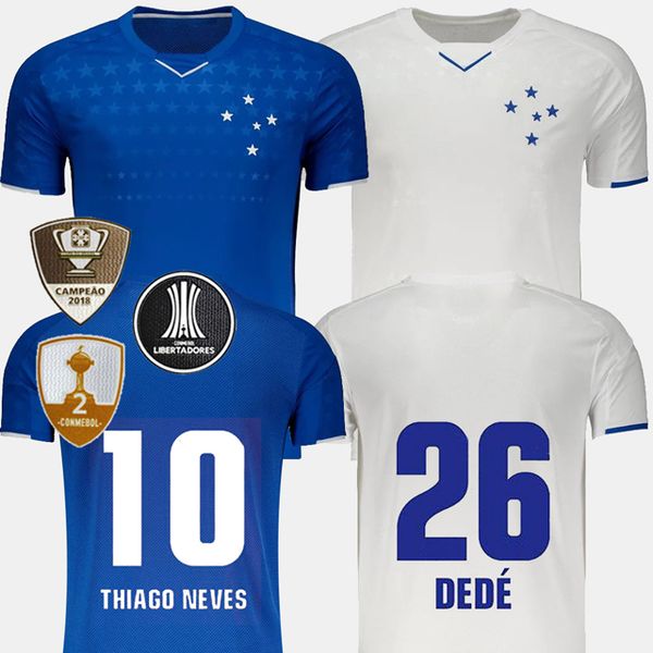 

19 20 thailand cruzeiro esporte clube soccer jersey 26 dedÃ© 30 thiago neves 23 rodriguinho football shirts de arrascaeta camisa de cruzeiro, Black;yellow