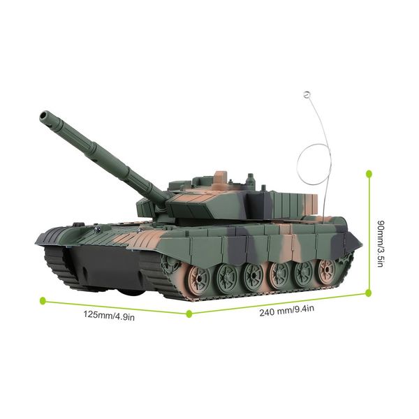 

cool rc tank toys for boys radio remote control military vehicle armored battle tanks turret rotation light music rc model 1:20