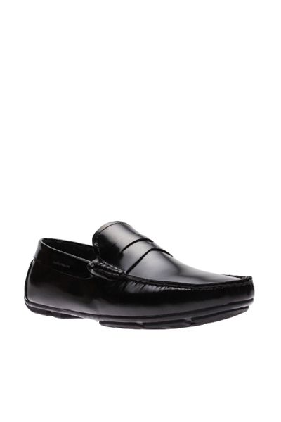 

pearl genuine leather black men 's loafer 120130001717