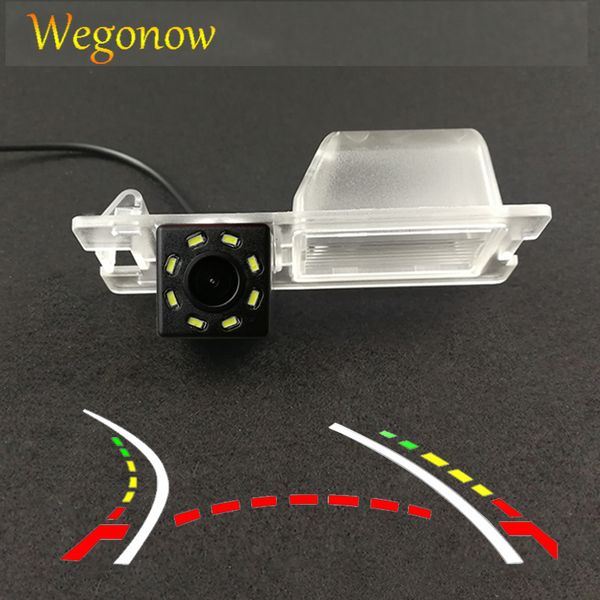 

for bravo 2011 hd wireless car ccd rear camera fisheye 4 8 12 led dynamic night vision waterproof parking reverse camera