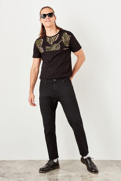 

trendyol new black men 's relax fit jeans tmnss19ke0004, Blue