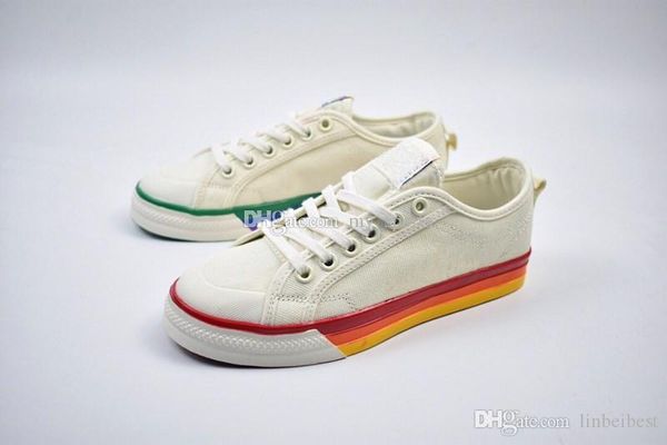 

pride nizza originals rainbow mandarin duck women men clover casual shoes sneakers fashion luxury skate des chaussures schuhe, Black