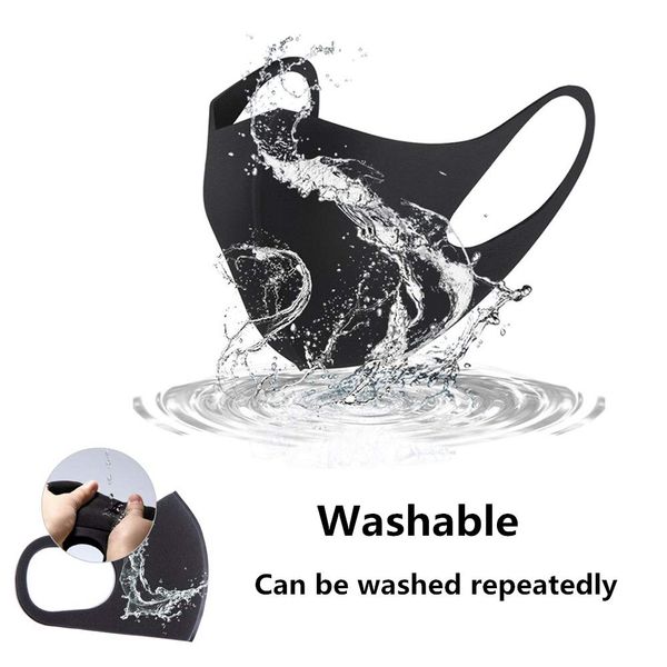 

reusable mask 3d stereo design shows small face washable and breathable anti-pollen protective mask for men and women face mask black