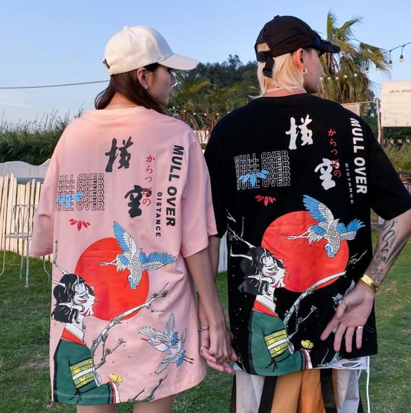 

дизайнер красоты закат небо кран кран мужчины женщины с короткими рукавами хлопок тройник бренд, лето новый продукт рекомендации, White;black