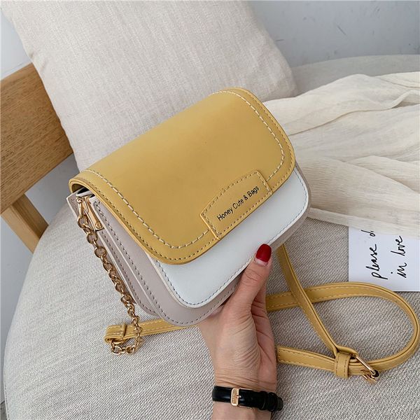 

fashion small crossbody bags for women 2019 mini pu leather shoulder messenger bag for girl yellow bolsas ladies phone purse