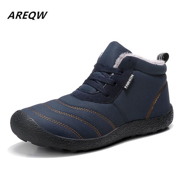 

2019 autumn and winter men's cotton shoes set feet solid color retro men's sports shoes round head, Black