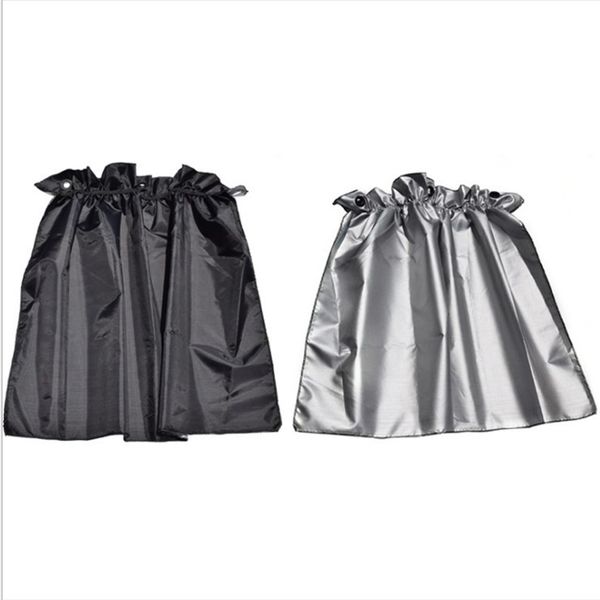 

2pcs auto car foldable curtain side window sunshades with summer sun uv protection windshied silver cloth