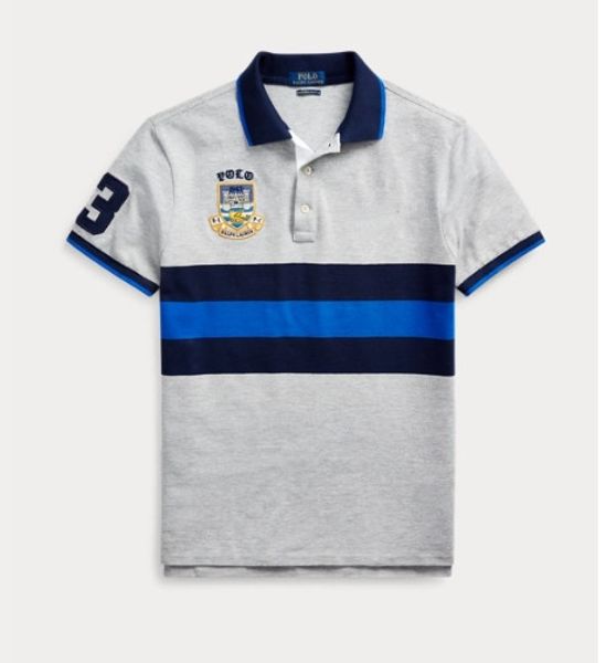 

2020 the new spring festival striped slim mesh short sleeve big horse polo men's t-shirt 100% cotton,drop shipping, White;black