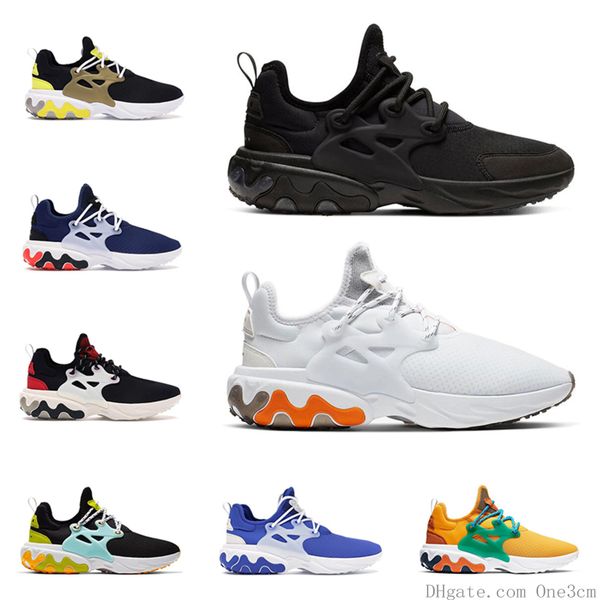 

2020 react presto beams men women running shoes dharma triple black breakfast teal tint mens trainer outdoor sports sneakers runner
