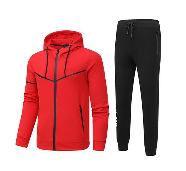 

конструктор мужчины костюмы осень марка tracksuit для мужчин с длинным рукавом мода зимние tops + штаны 2pcs костюмы 3 цвета плюс размер -5, Gray