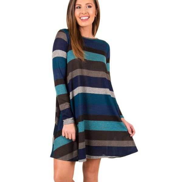 

fashion dresses casual dress loose new fashion popular european and american women's short skirt casual dresses, Black;gray