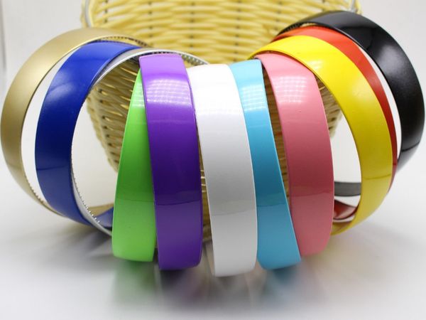 

5 Mixed Color Plastic Wide Alice Hair Band Headband 25mm(1") Hair Accessories