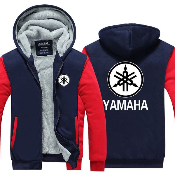 

motorcycle west coast off-road motorcycle for yamaha with pile and thick coat hoodie 02