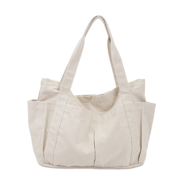 

miwind soft canvas bag large capacity women shopping bag ladies daily use handbags casual beach tote lssj003