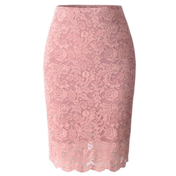 

women lace bandage skirt high waist elegant mini push up hip skirt solid color soft stretch slimming tight skirts #bl20, Black