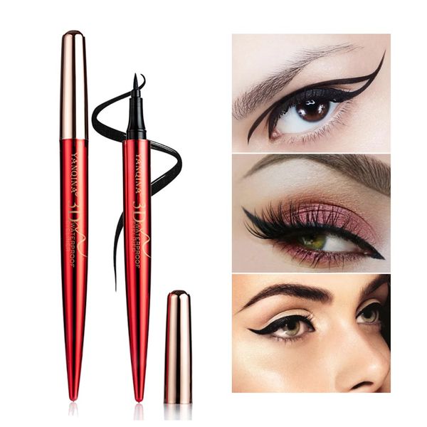 

1pcs long lasting easy wear pigment eyeliner black liquid eye liner makeup women waterproof eyeliner pencil cosmetics