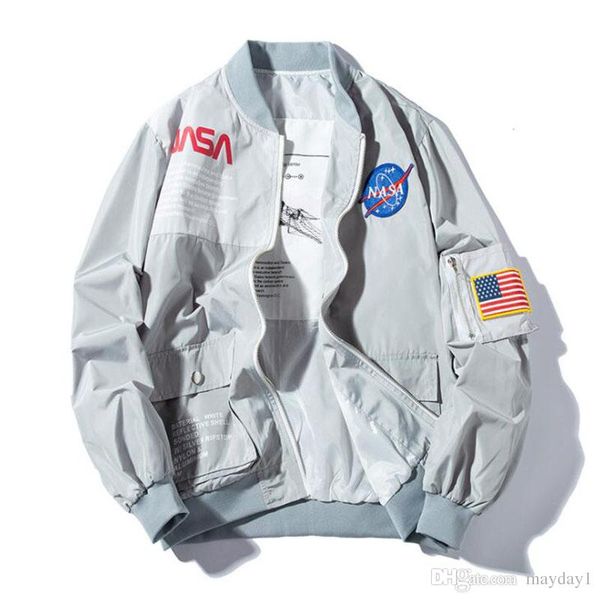 

Brand new na a flight pilot men de igner jacket ca ual ma1 bomber jacket autumn letter printed windbreaker men outerwear