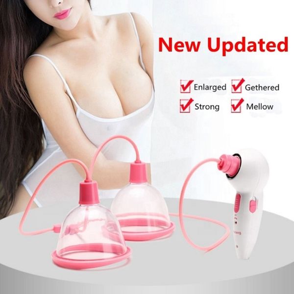 Breast Enhancement Infrared o bico de sucção Up virbration Shaper Massagem Corporal Bomba de vácuo Cup Bust Massager fazer peito Big