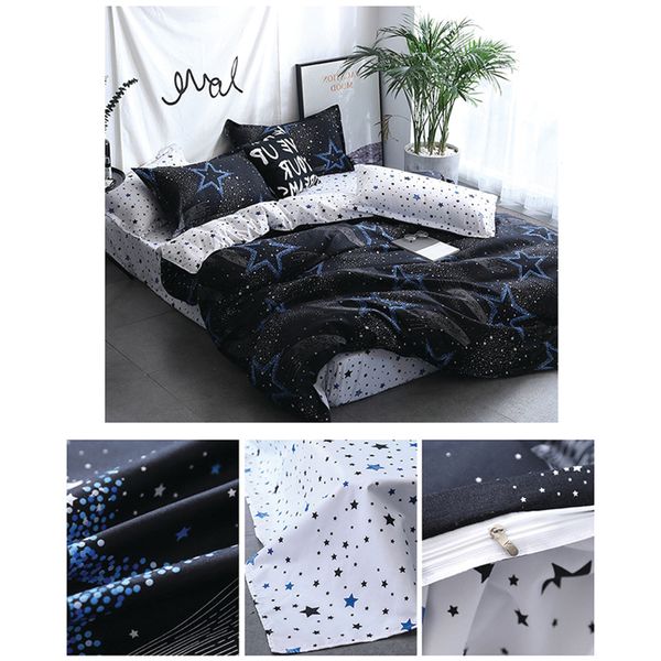 

4шт / установить моды для кожи простыня пододеяльник наволочка set