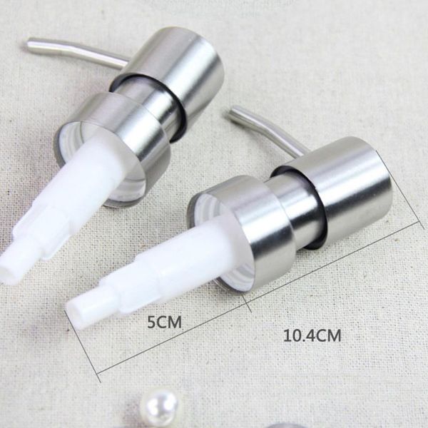 

new 304 stainless steel soap pump liquid lotion dispenser replacement jar tube 6.5