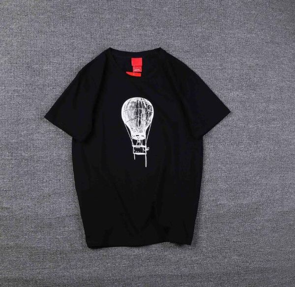 

mens designer men t shirts 19ss new air balloonbrand mens sportswear luxury shirt hip hop outdoor sports designer t shirt, White;black