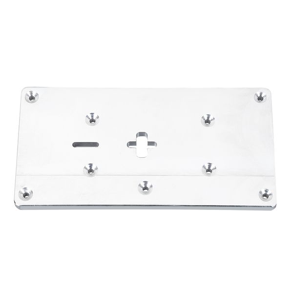 

aluminum router table insert plate with fixing screws for woodworking benches