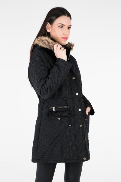 

pique women coat irmabt, Black