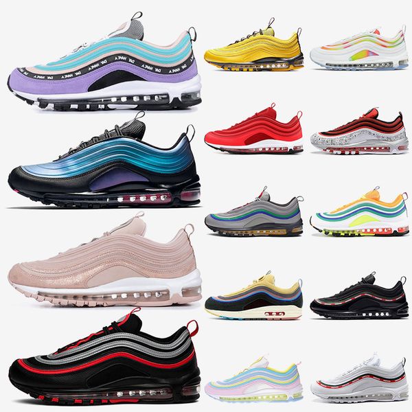 

brand air women mens running shoes have a day purple laser fuchsia luxury pink se reflective bred rainbow undefeated white black trainers, White;red