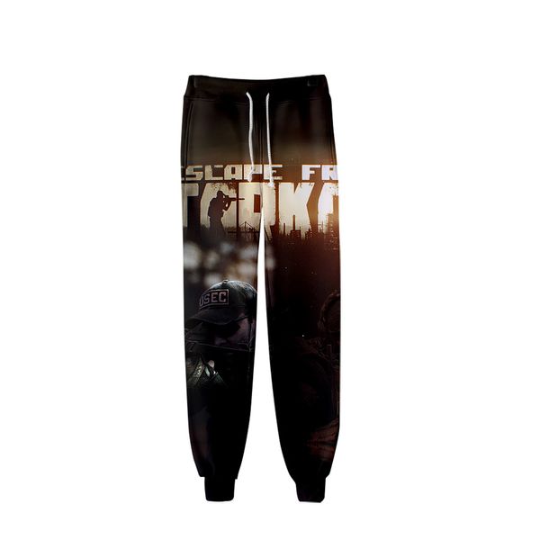 

escape from tarkov 3d printed jogger pants women/men fashion streetwear long pants 2019 trendy sweatpants, Black