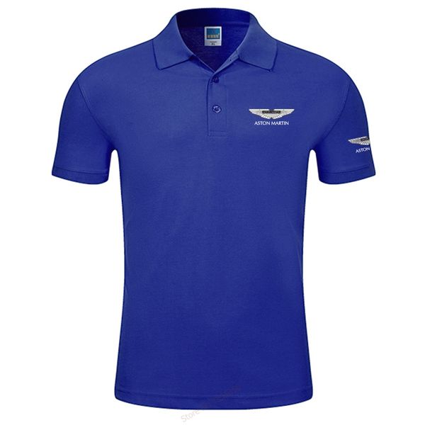 

Мода-новый бренд s мужские печатные Aston martin рубашки хлопок с коротким рукавом Camisas