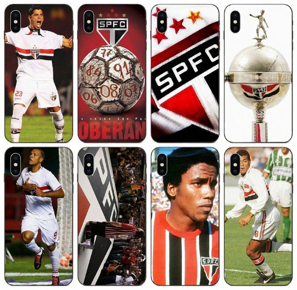 

tongtrade] новое прибытие fc сан-паулу spfc чехол для iphone 11 pro max x xs xr 6s 5с 5с 5 se galaxy a3 s10 s9 huawei y6 lg k7 оптовая case