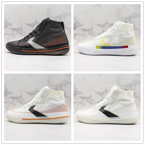 

Conver Star Pro BB React Lunarlon Basketball Shoes 2019 Black White Designer Upper Mesh Breathable Sports Casual Sneaker