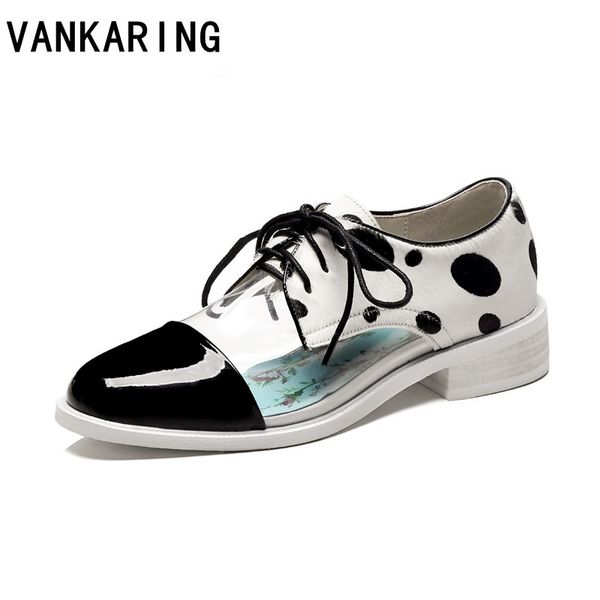 

classic lace-up spring autumn shoes women leather pumps cozy round toe high heels woman ankle strap ladies office dress shoes, Black