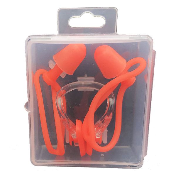 

ear plugs nose clip kit with box for kids swimming bath waterproof earplugs