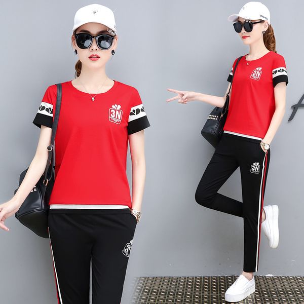 

fashion designer womens tracksuit spring autumn active woman brand sportswear track suits clothing asian size -3xl, Gray