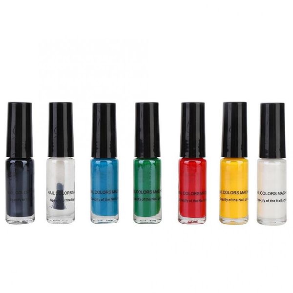 

7pcs/set nail polish kit non-toxic fast dry diy nail art manicure tool s