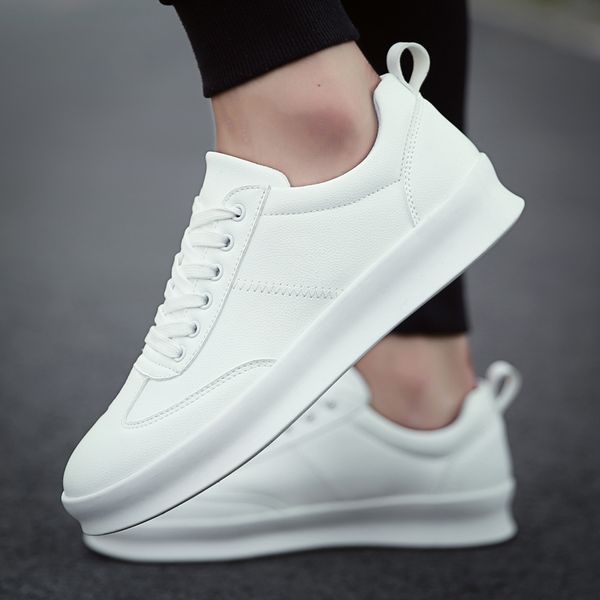 

british men comfortable running shoes male sneakers anti-skid flats white outdoor training shoes athletic new male hombre