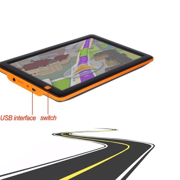 

fm gps navigation guidance truck car radio big touchscreen 9inch stereo music capacitive maps audio high performance