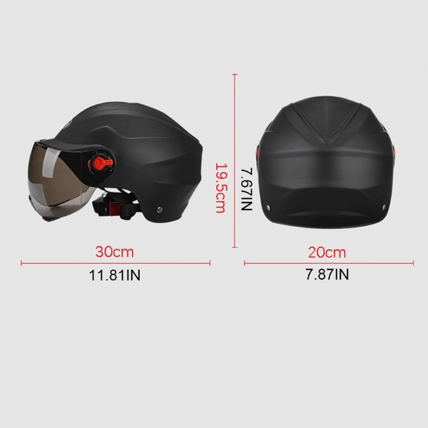 

summer windproof motorcycle helmet scooter open face half baseball cap e7ca