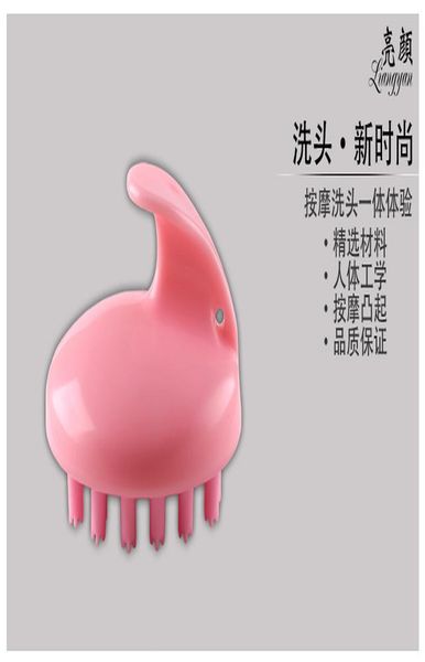 

hair scalp massager shampoo brush handheld hair massaging silicone comb for kid dusty cactus shower brush hair sweet07 jbypl, Silver