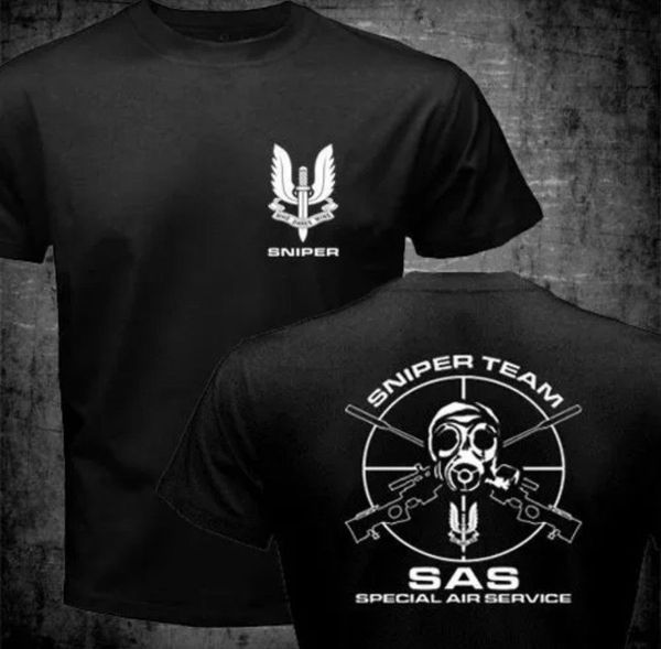 

Мужская футболка с круглым вырезом Sas Snipers Team, бренд секретной службы 2019 года, мужс